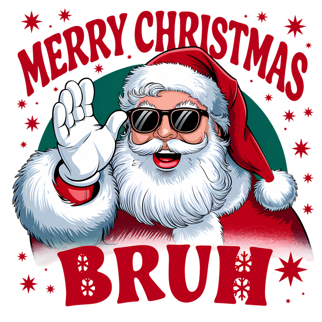 Kids Christmas "Merry Christmas Bruh"