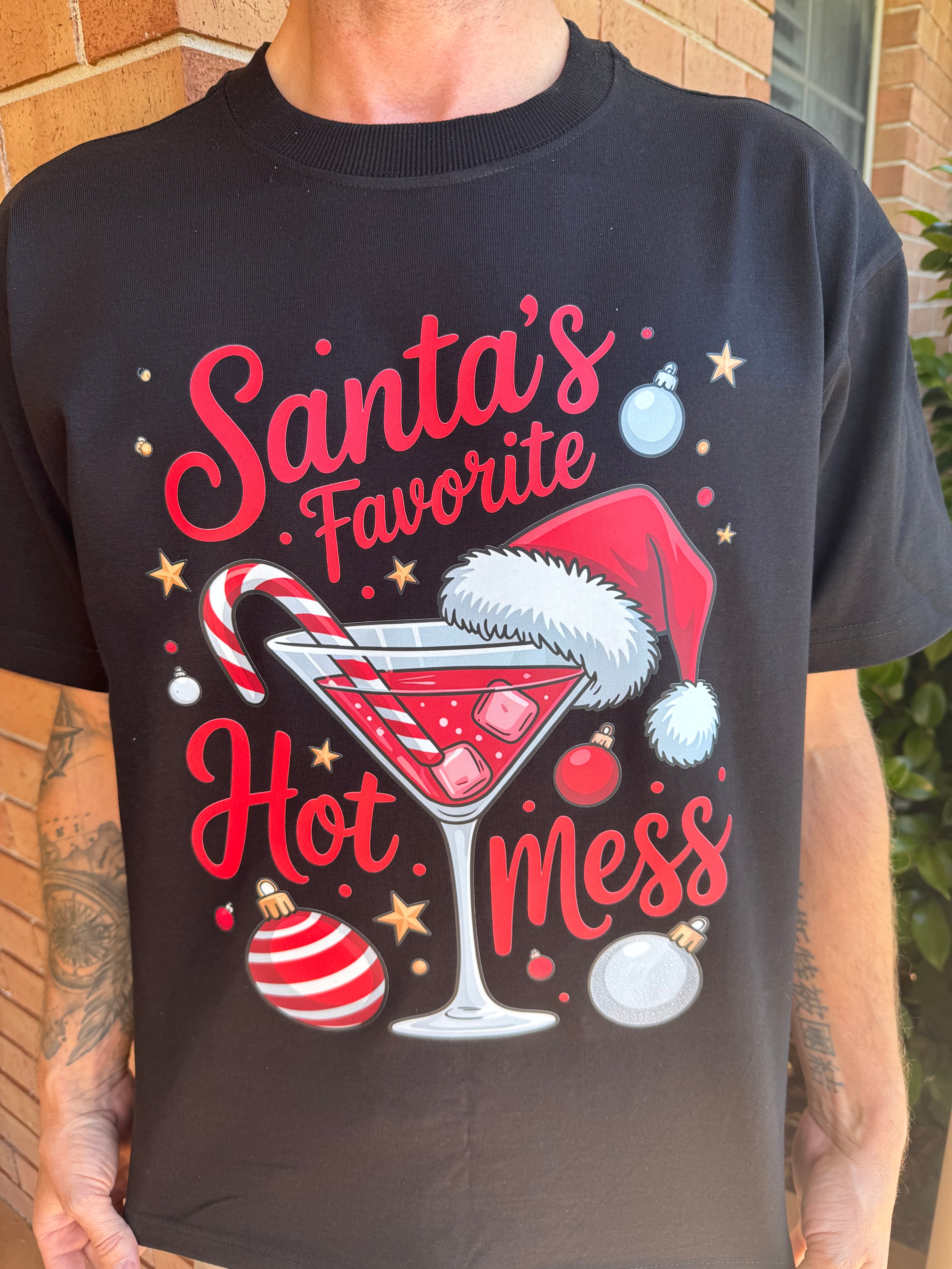 Women's "Santa's Favorite Hot Mess"